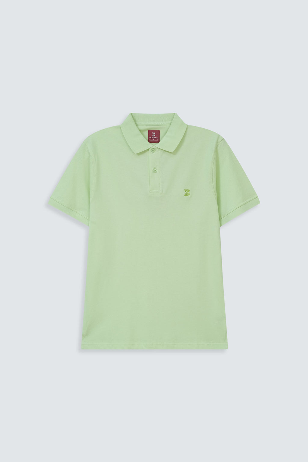 Office wear Basic Polo / Mint Green