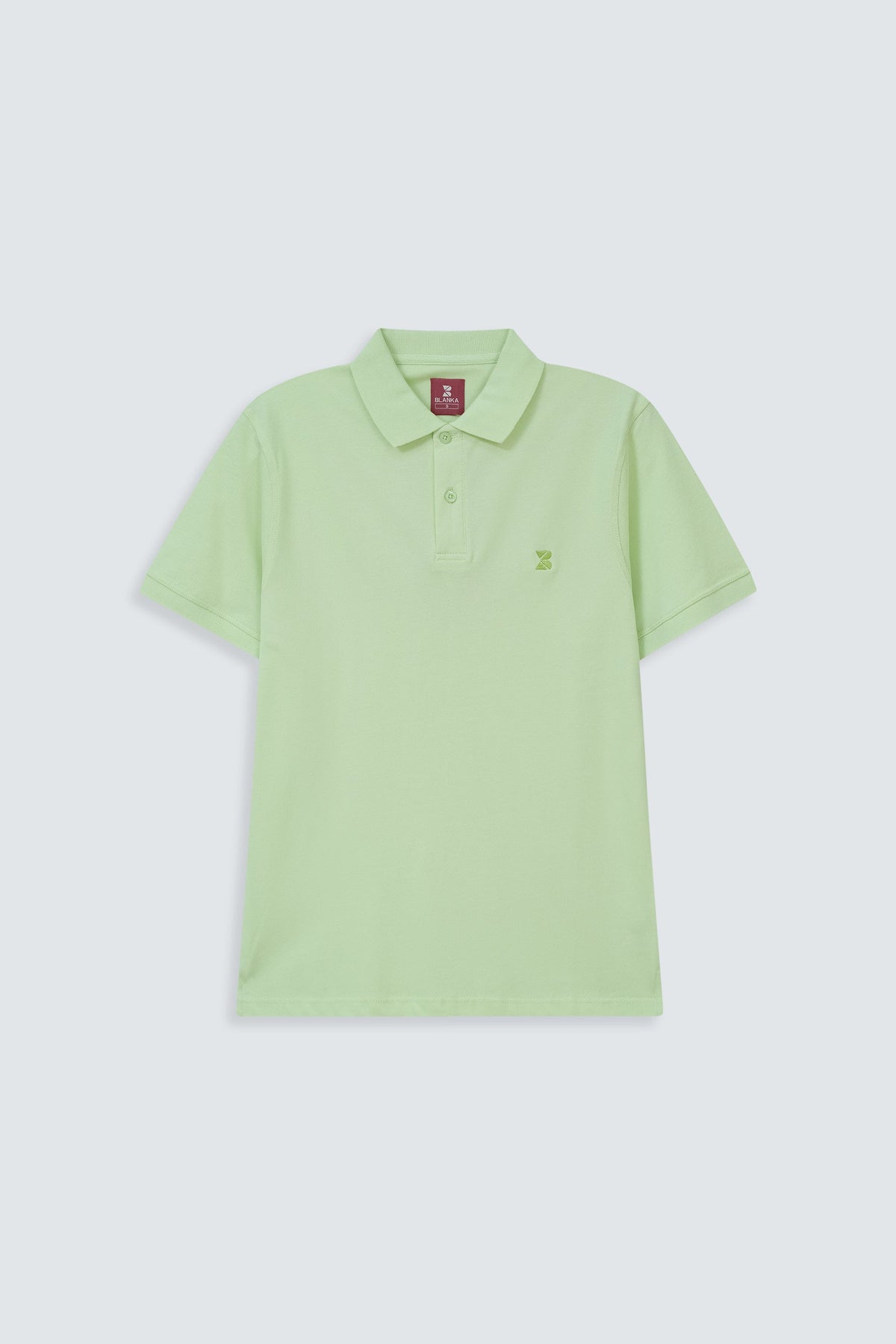 Office wear Basic Polo / Mint Green