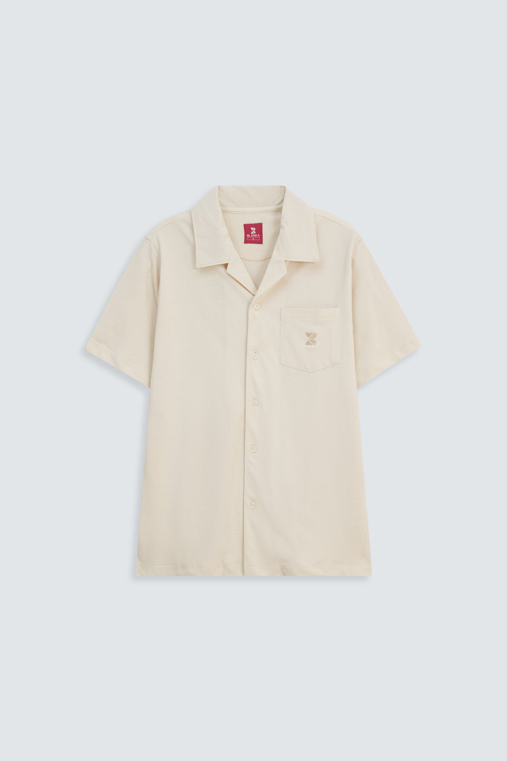 Button Down Shirt/ Beige