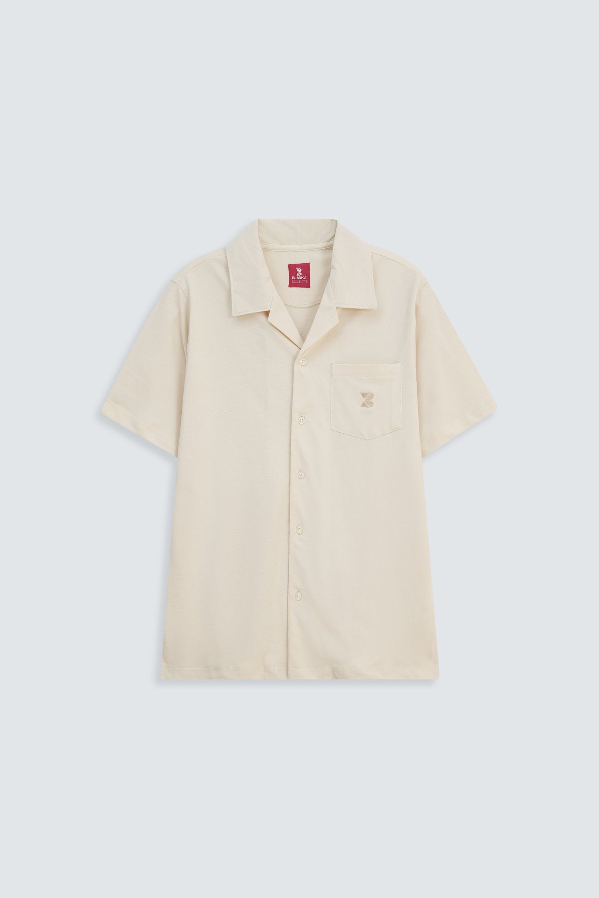 Button Down Shirt/ Beige