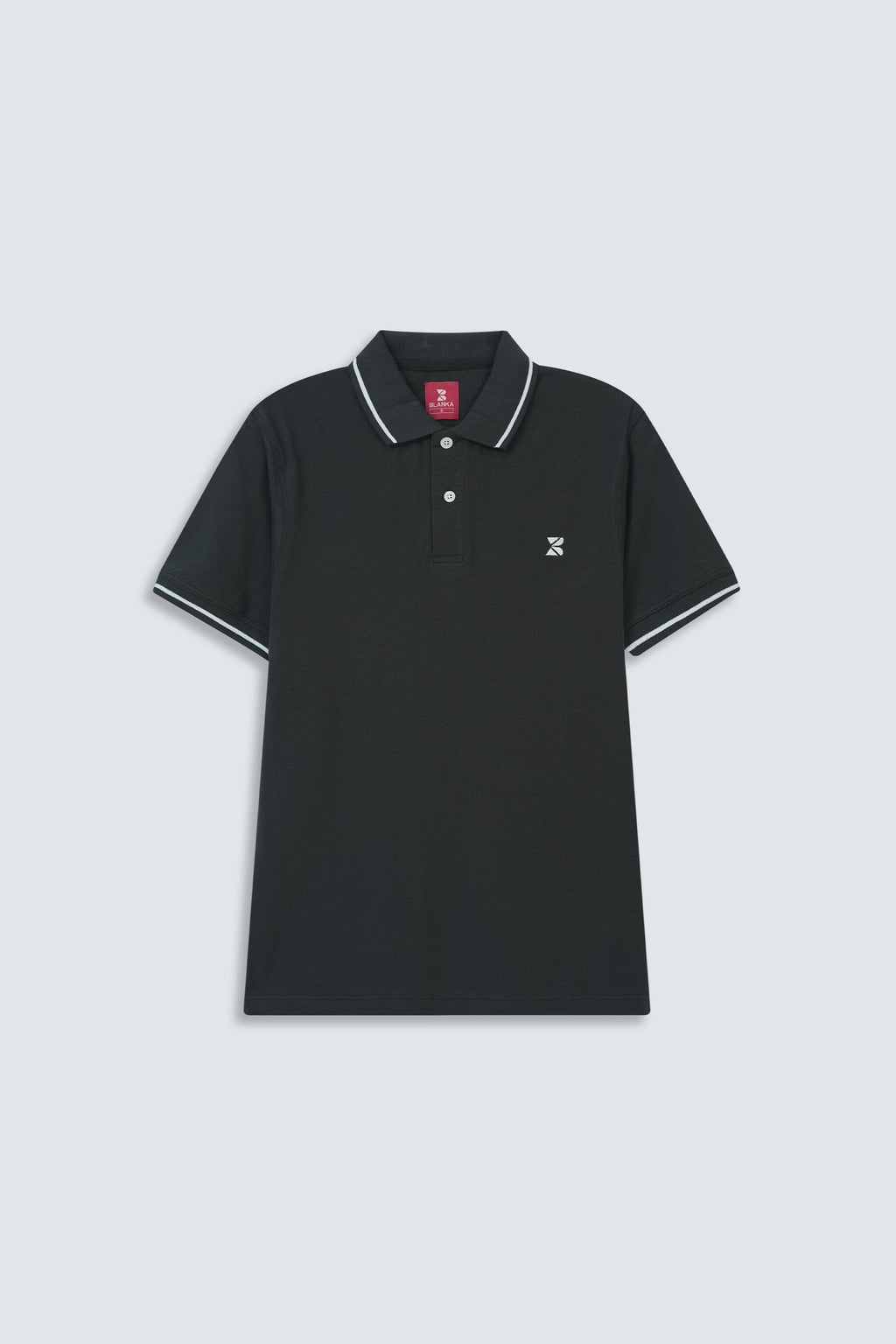 Contrast Edge Polo / Black