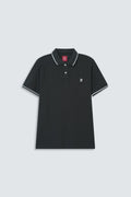 Contrast Edge Polo / Black