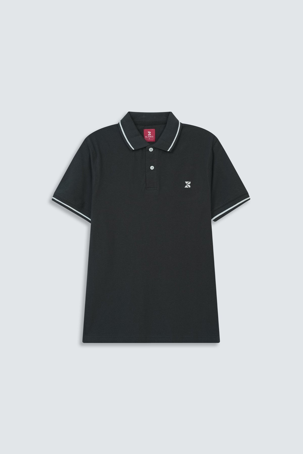 Contrast Edge Polo / Black
