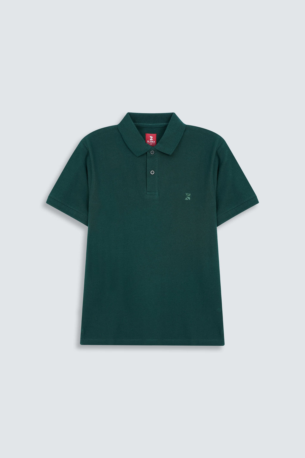 Office wear Basic polo / Dark Teal Green