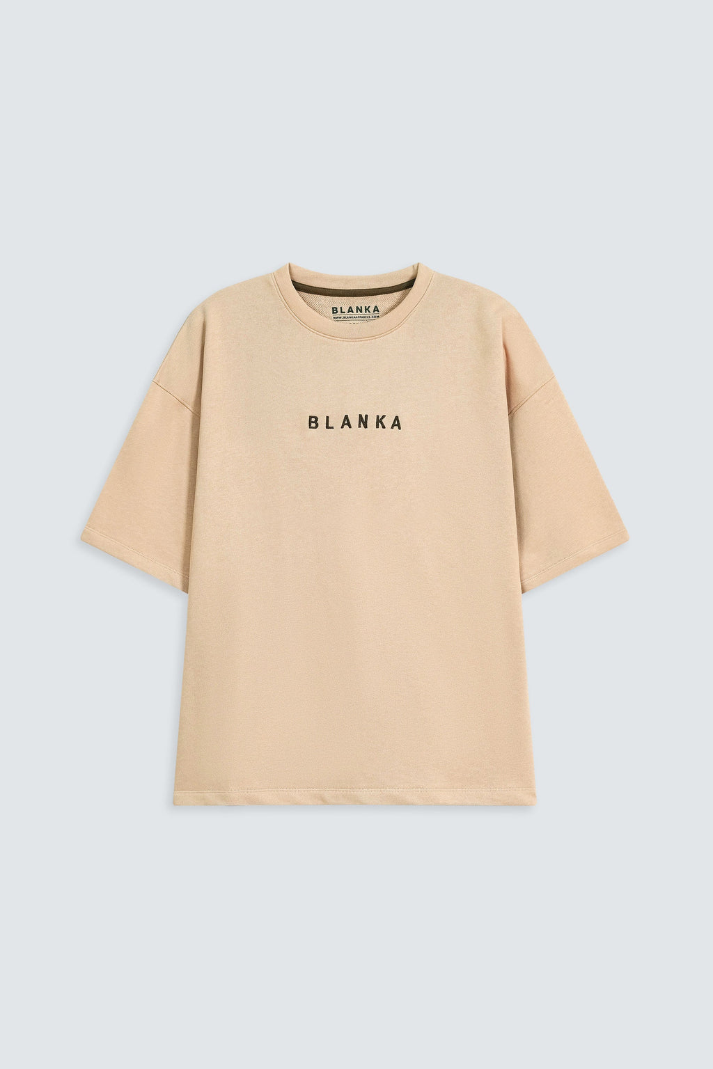 Basic Drop Tee- Camel Brown