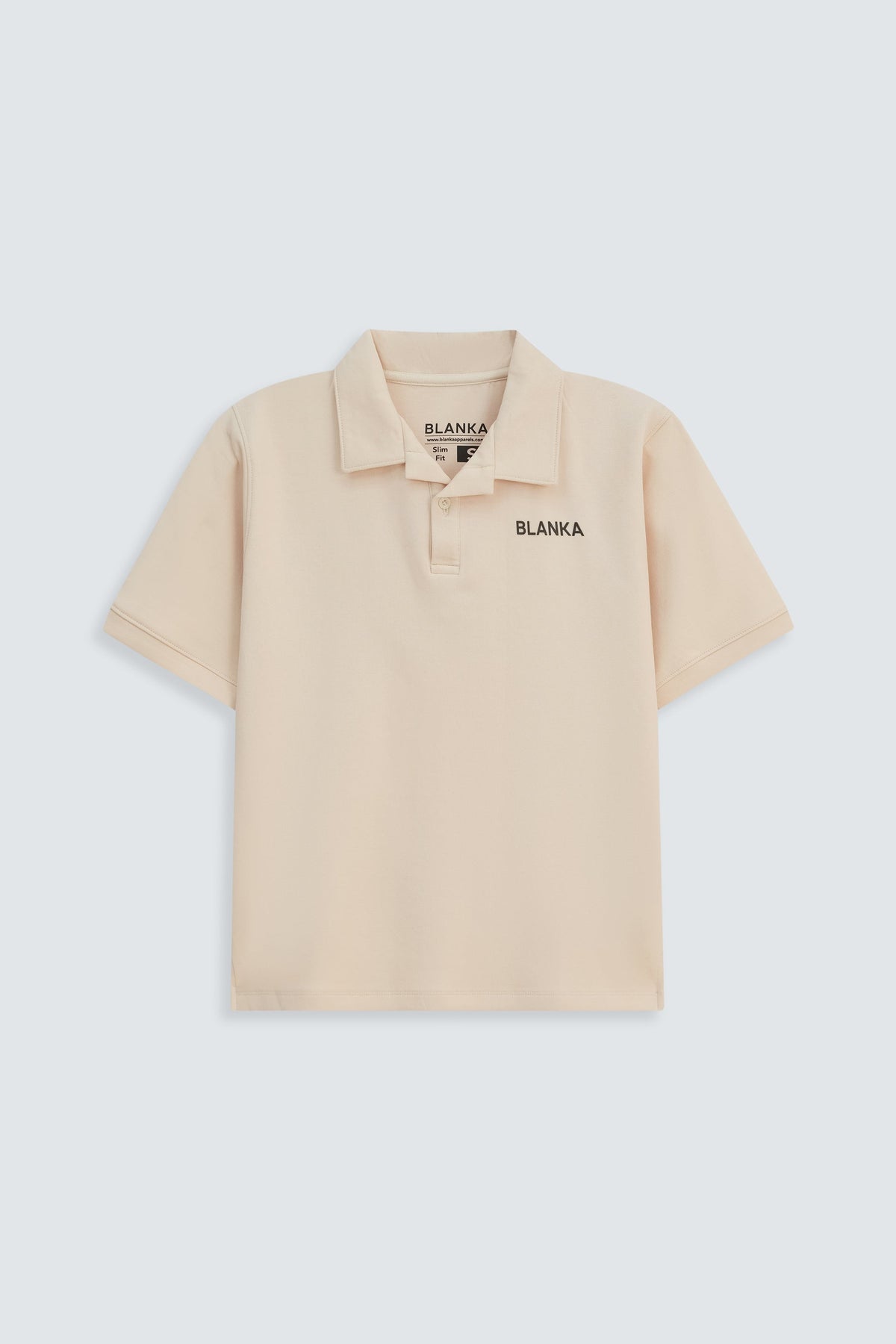 Scuba Polo Shirt / Beige