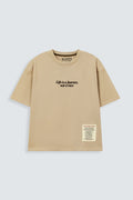 The Uplift Tee - Camel Brown