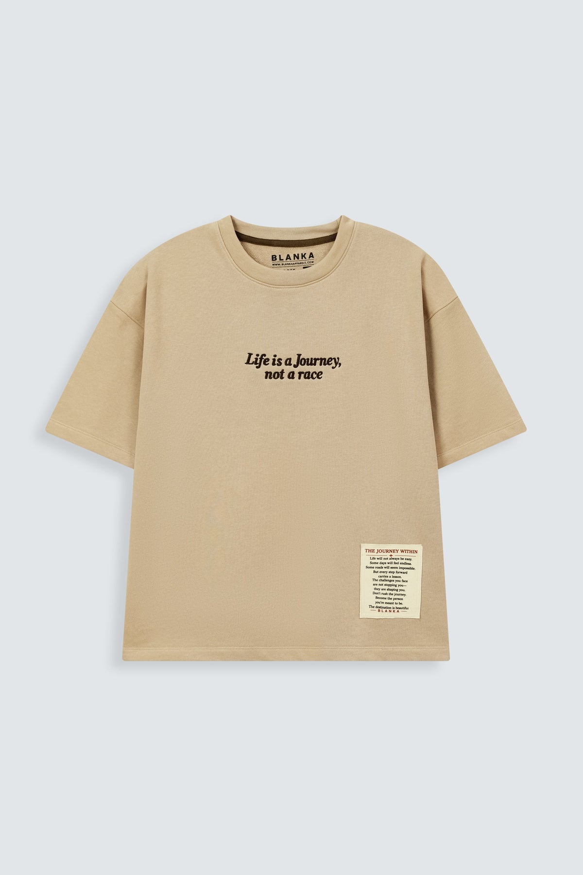 The Uplift Tee - Camel Brown