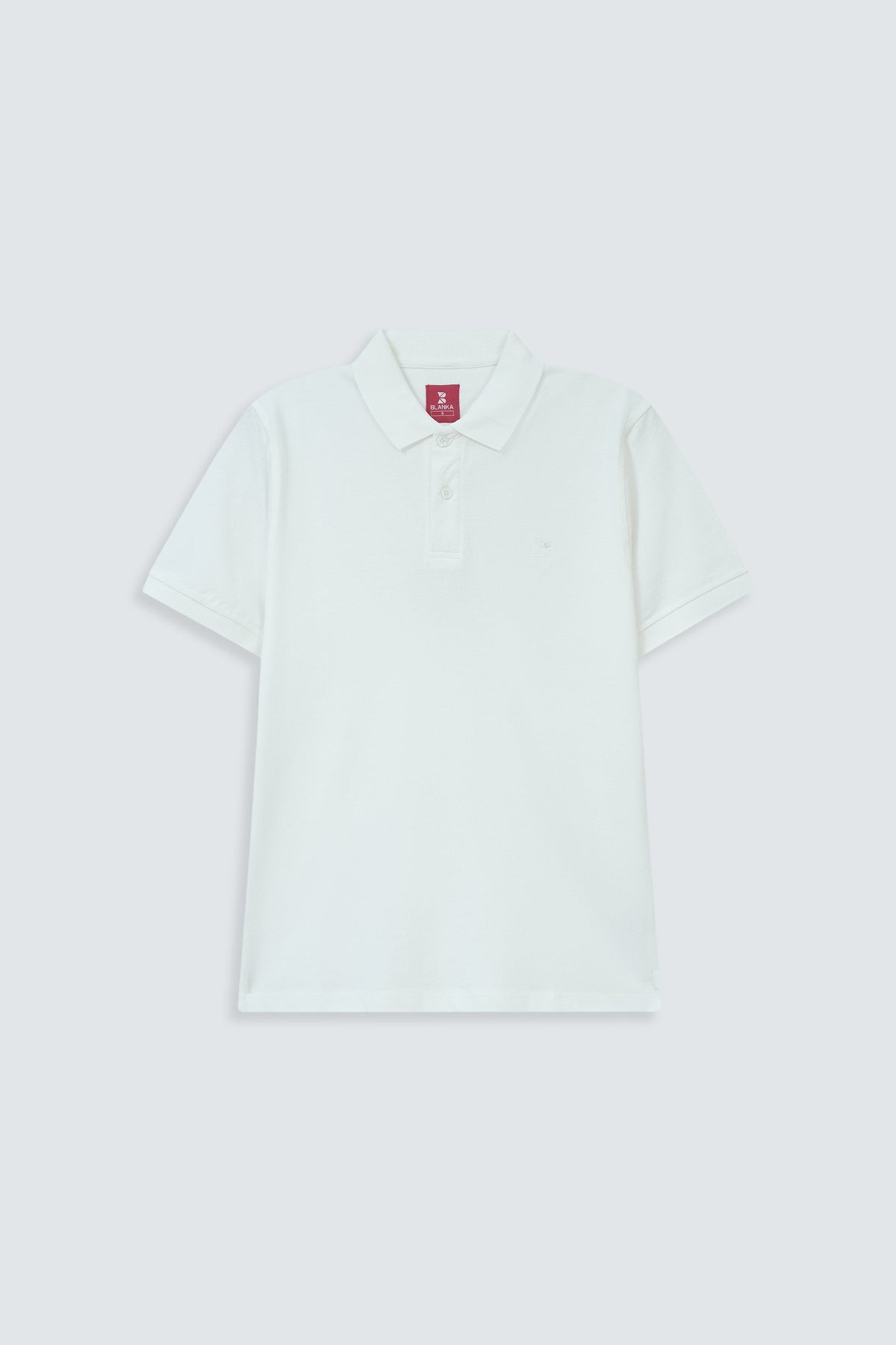 Office wear Basic Polo / White