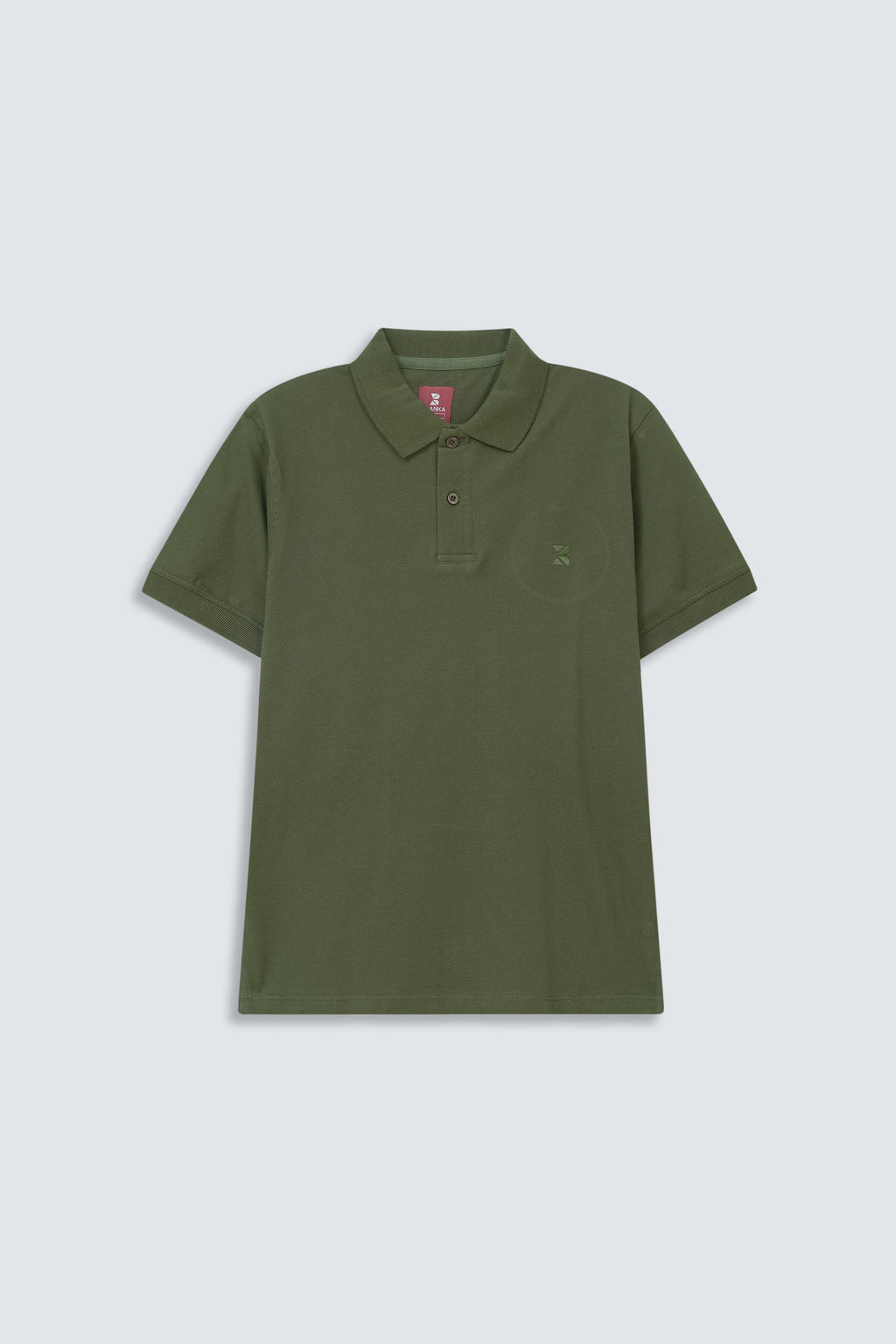 Office wear Basic Polo / Olive Green