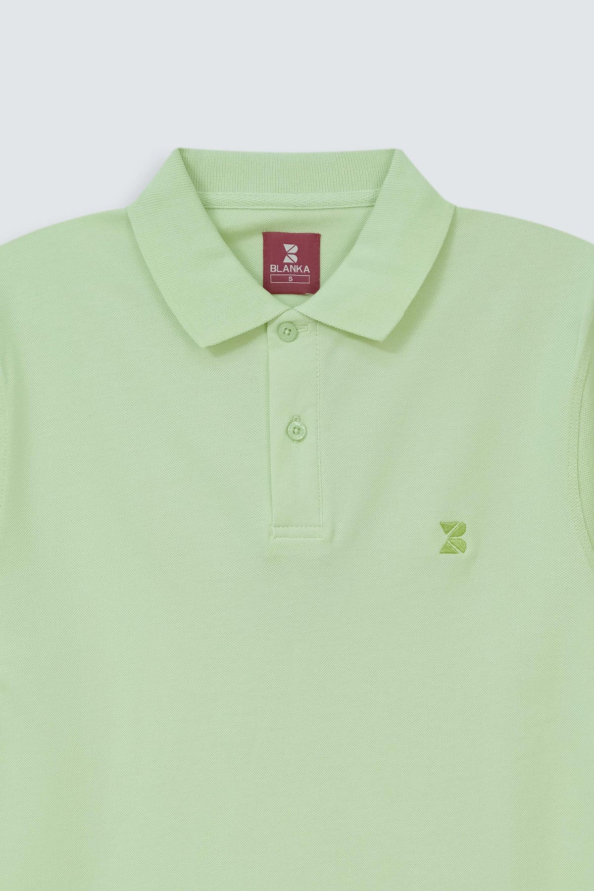 Office wear Basic Polo / Mint Green