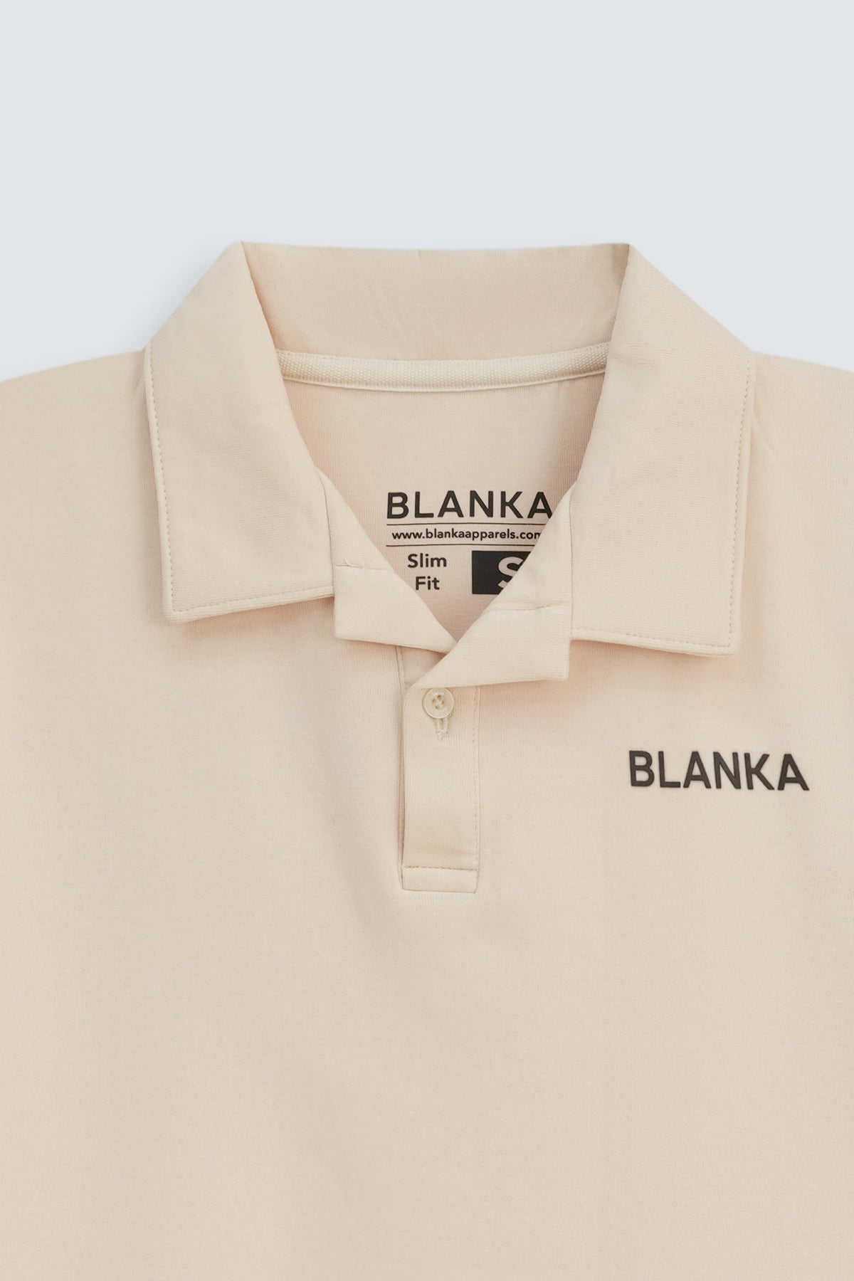 Scuba Polo Shirt / Beige