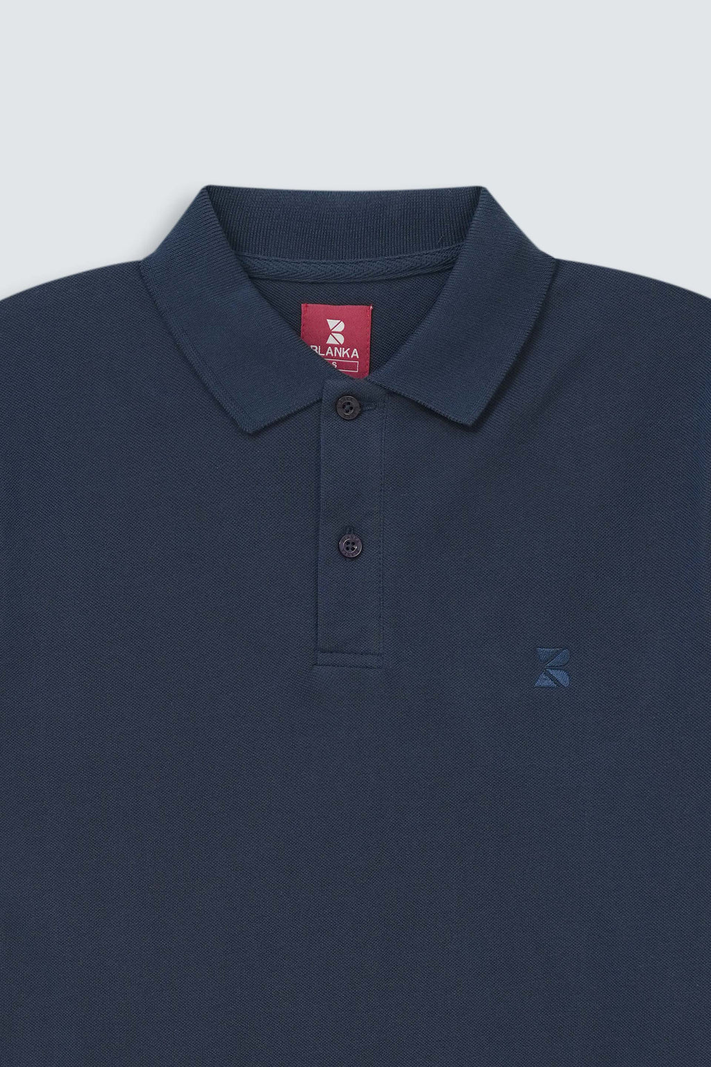 Office wear Basic Polo / Navy Blue