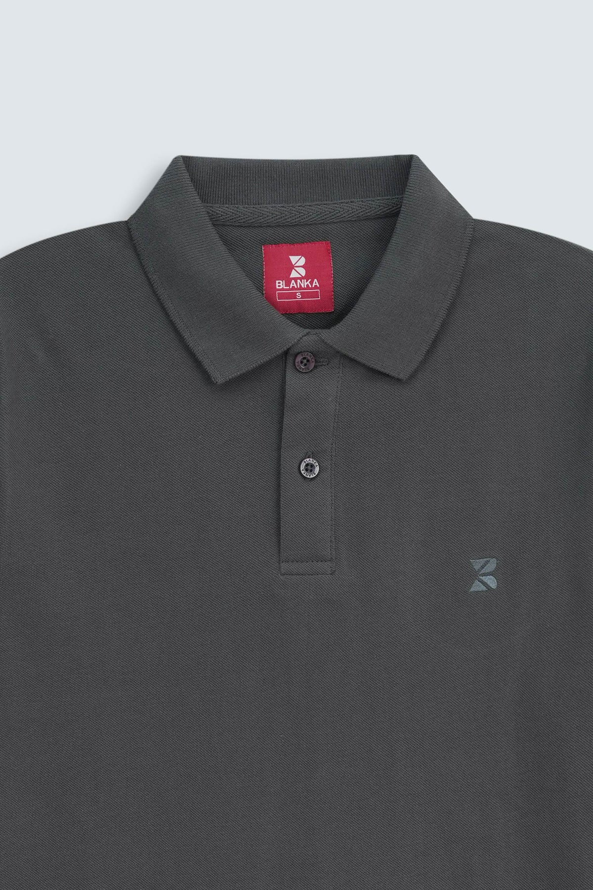 Office wear Basic Polo / Grey