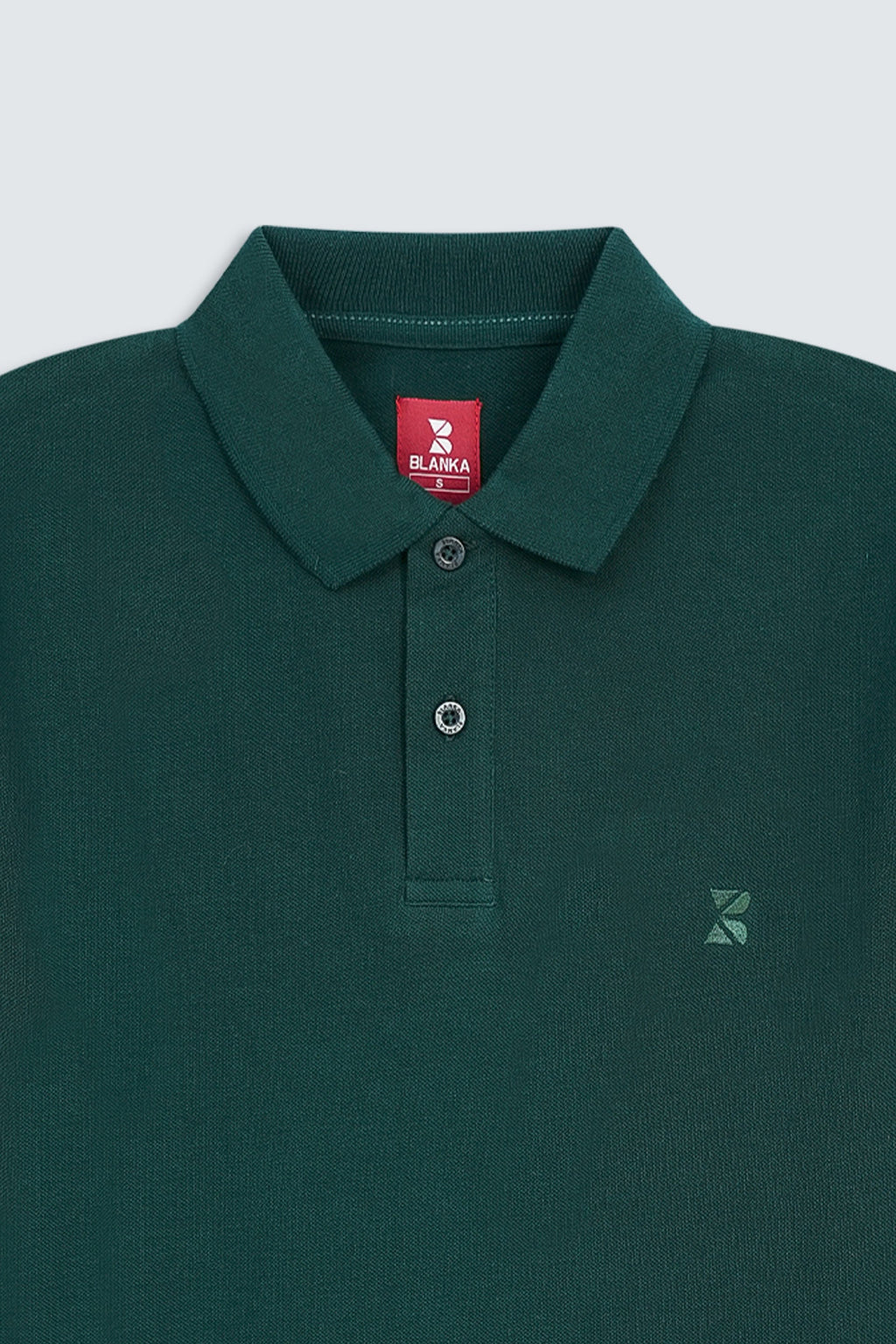 Office wear Basic polo / Dark Teal Green