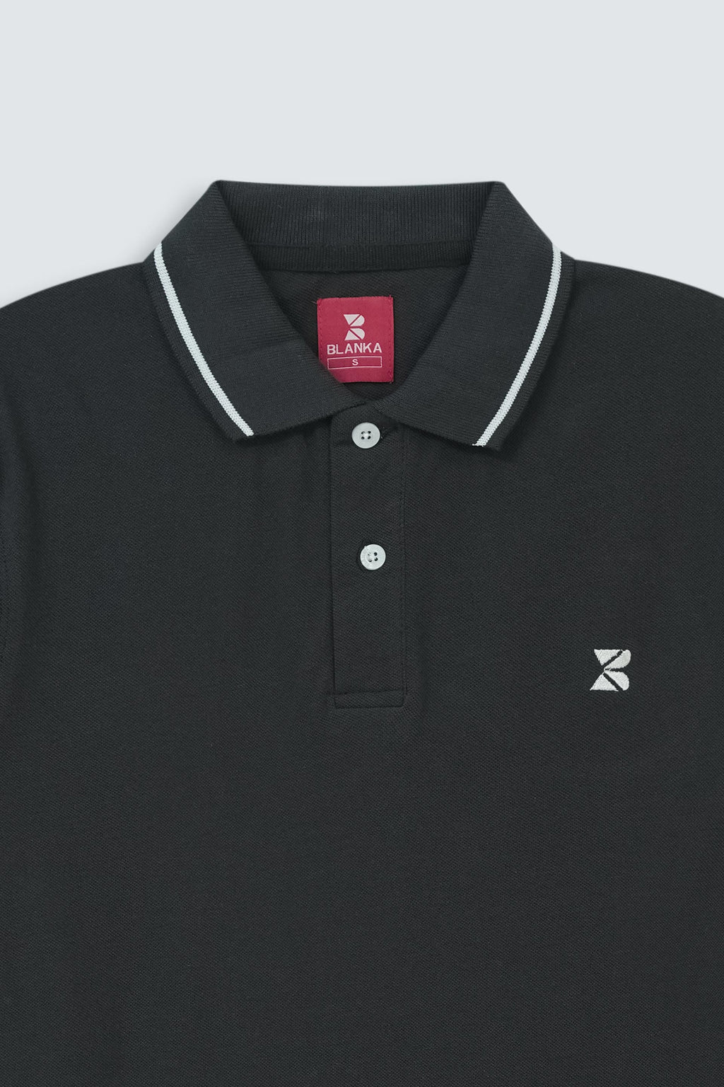 Contrast Edge Polo / Black