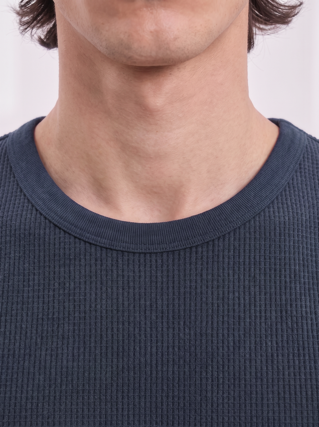 Sleeveless Thermal Top / Blue