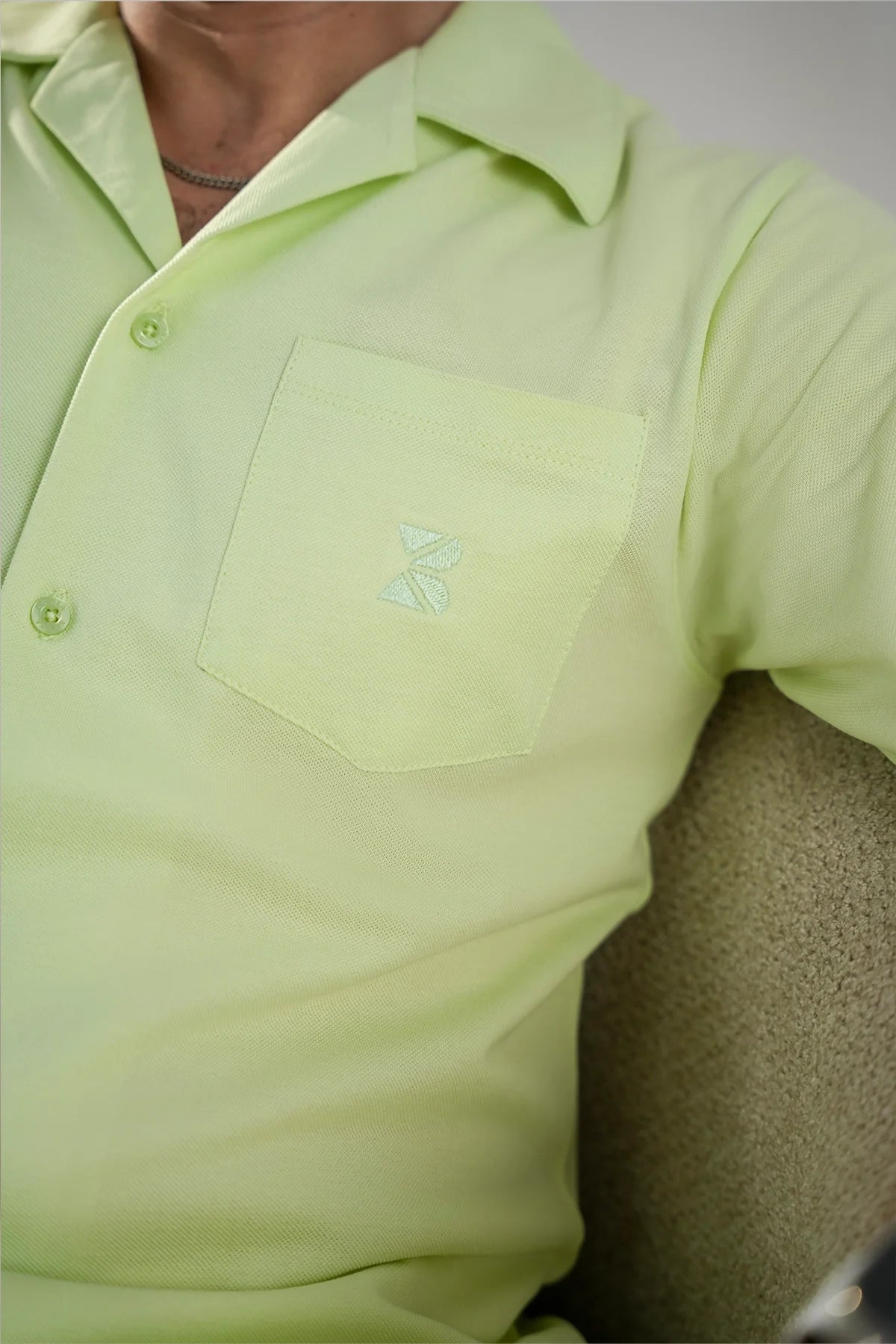 Button Down Shirt/Mint green