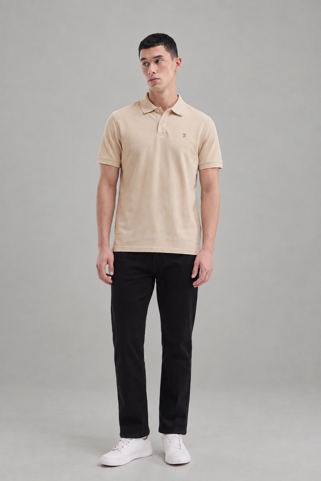 Office wear Basic Polo / Beige