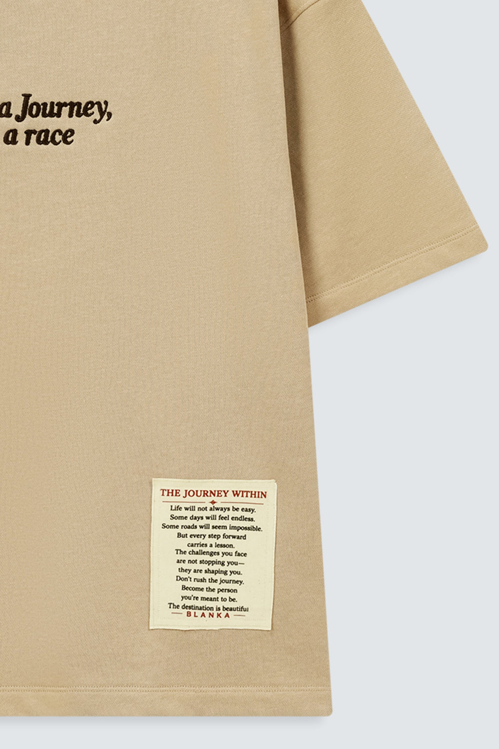 The Uplift Tee - Camel Brown