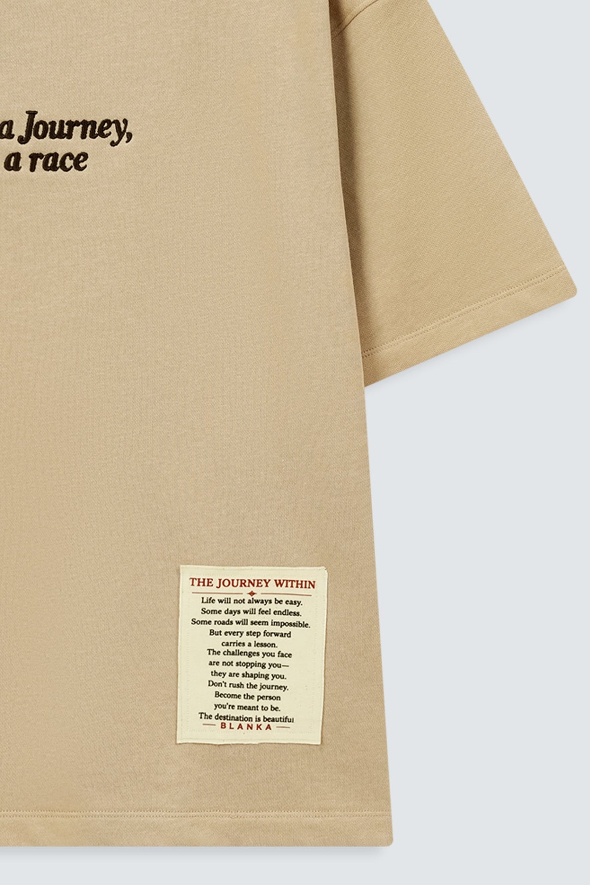 The Uplift Tee - Camel Brown