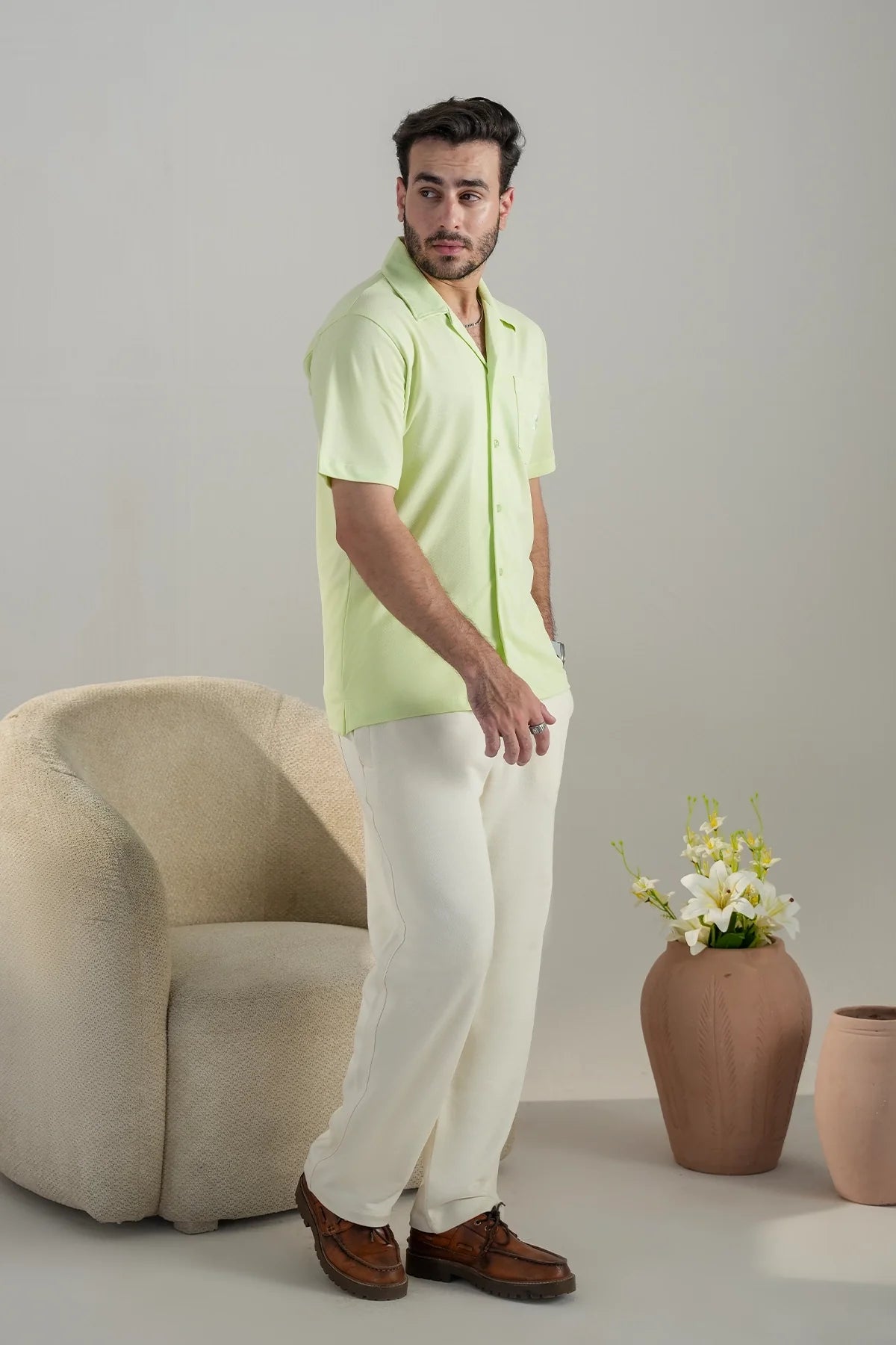 Button Down Shirt/Mint green