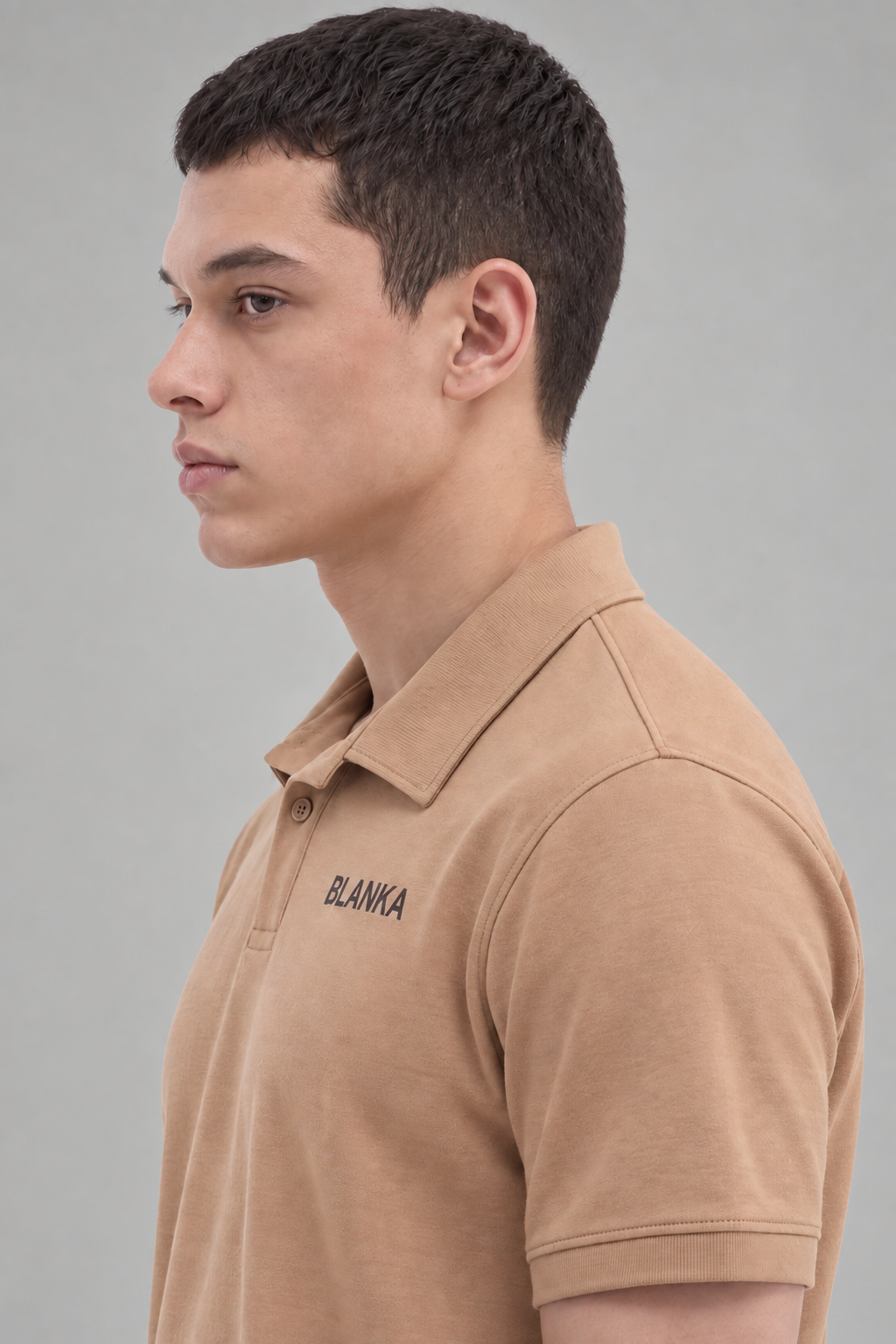 Scuba Polo Shirt / Camel Brown