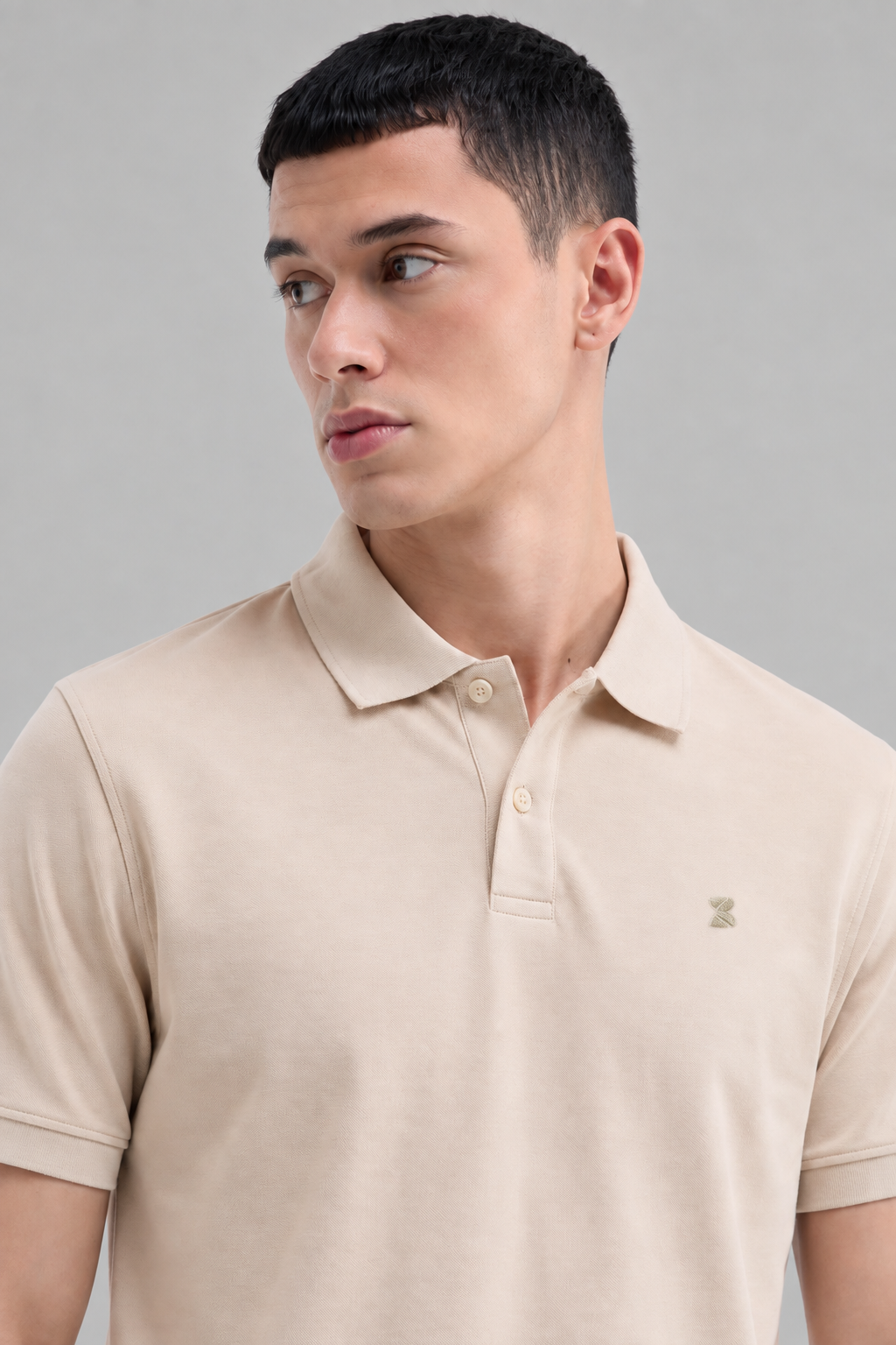 Office wear Basic Polo / Beige