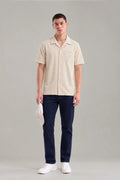 Button Down Shirt/ Beige
