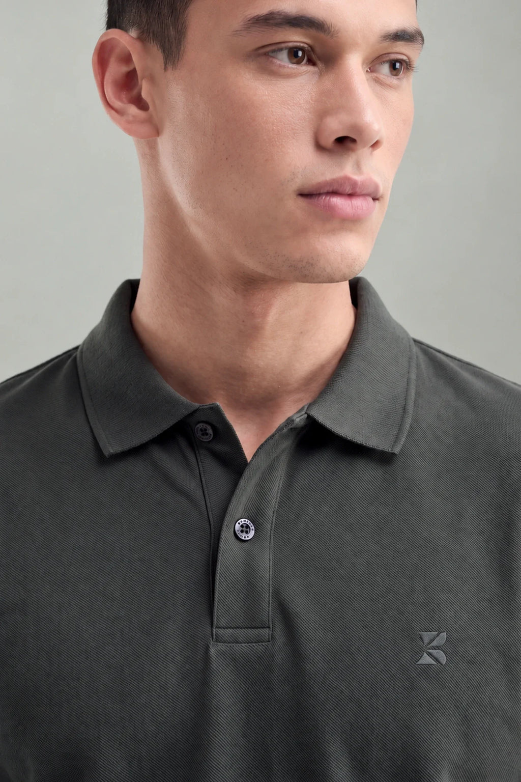 Office wear Basic Polo / Grey