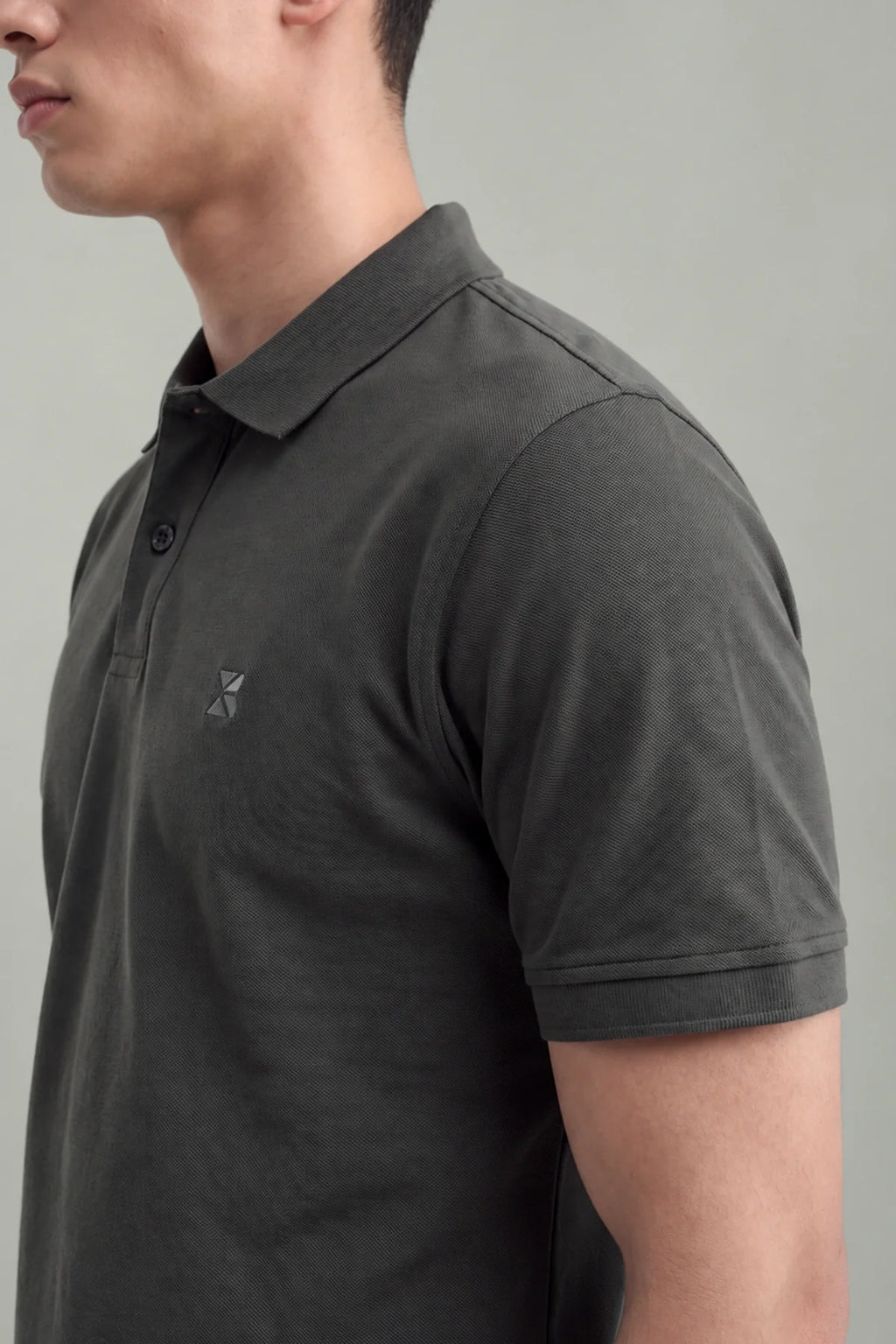 Office wear Basic Polo / Grey