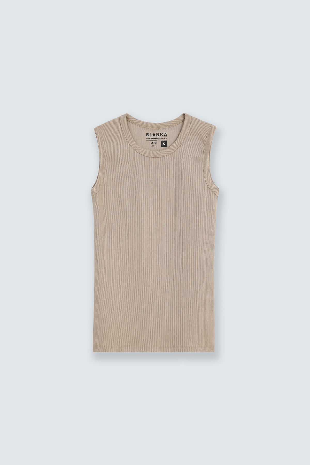 Sleeveless Thermal Top / Brown