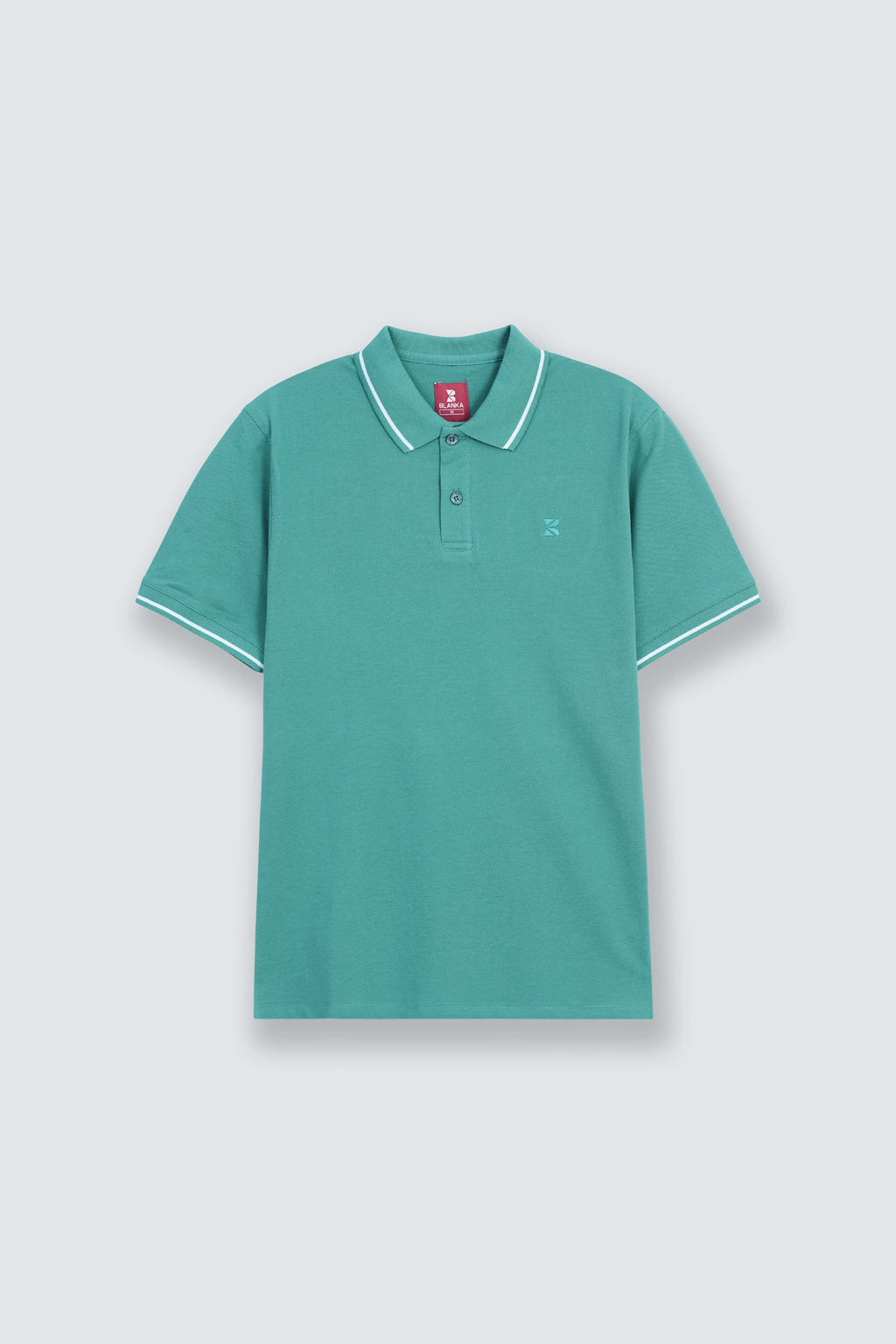 Contrast Edge Polo / Holy Green