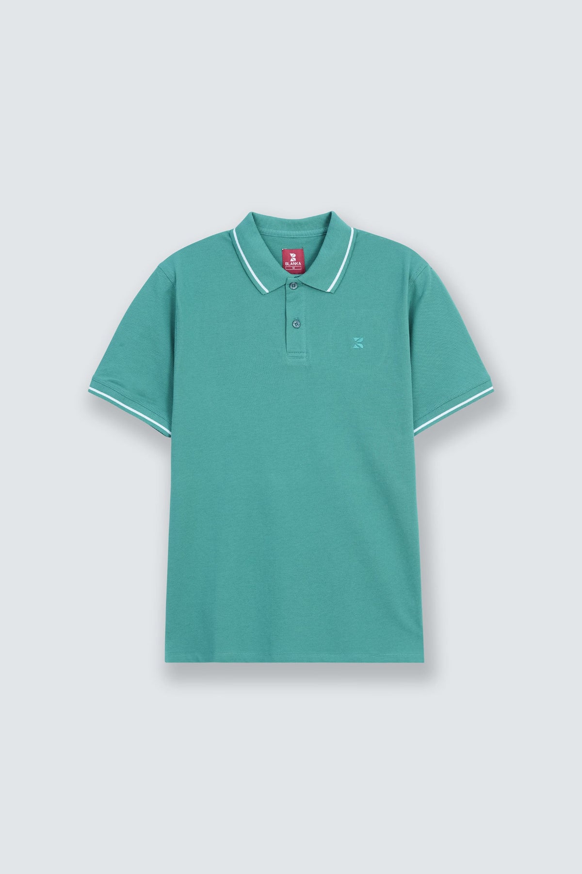 Contrast Edge Polo / Holy Green