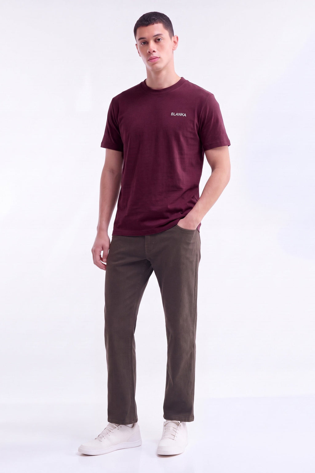 Basic Tees / Maroon