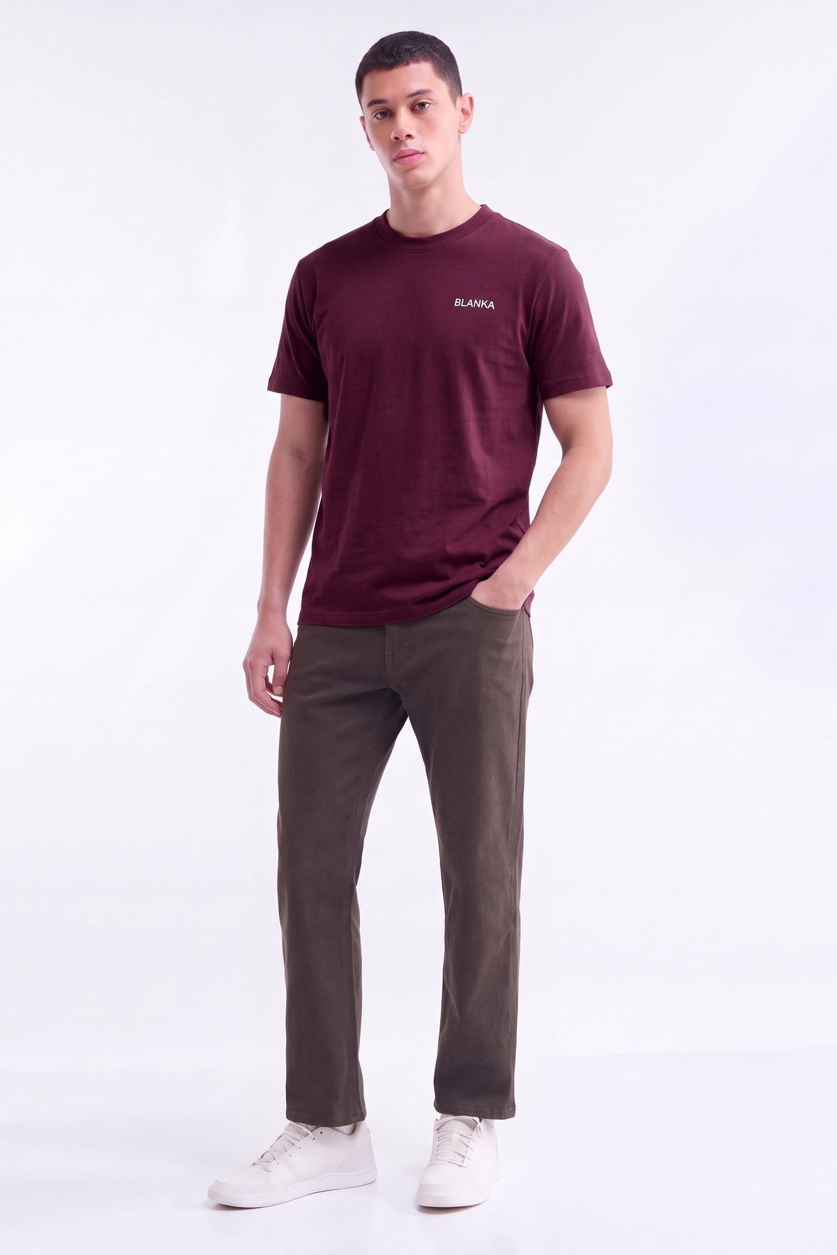Basic Tees / Maroon