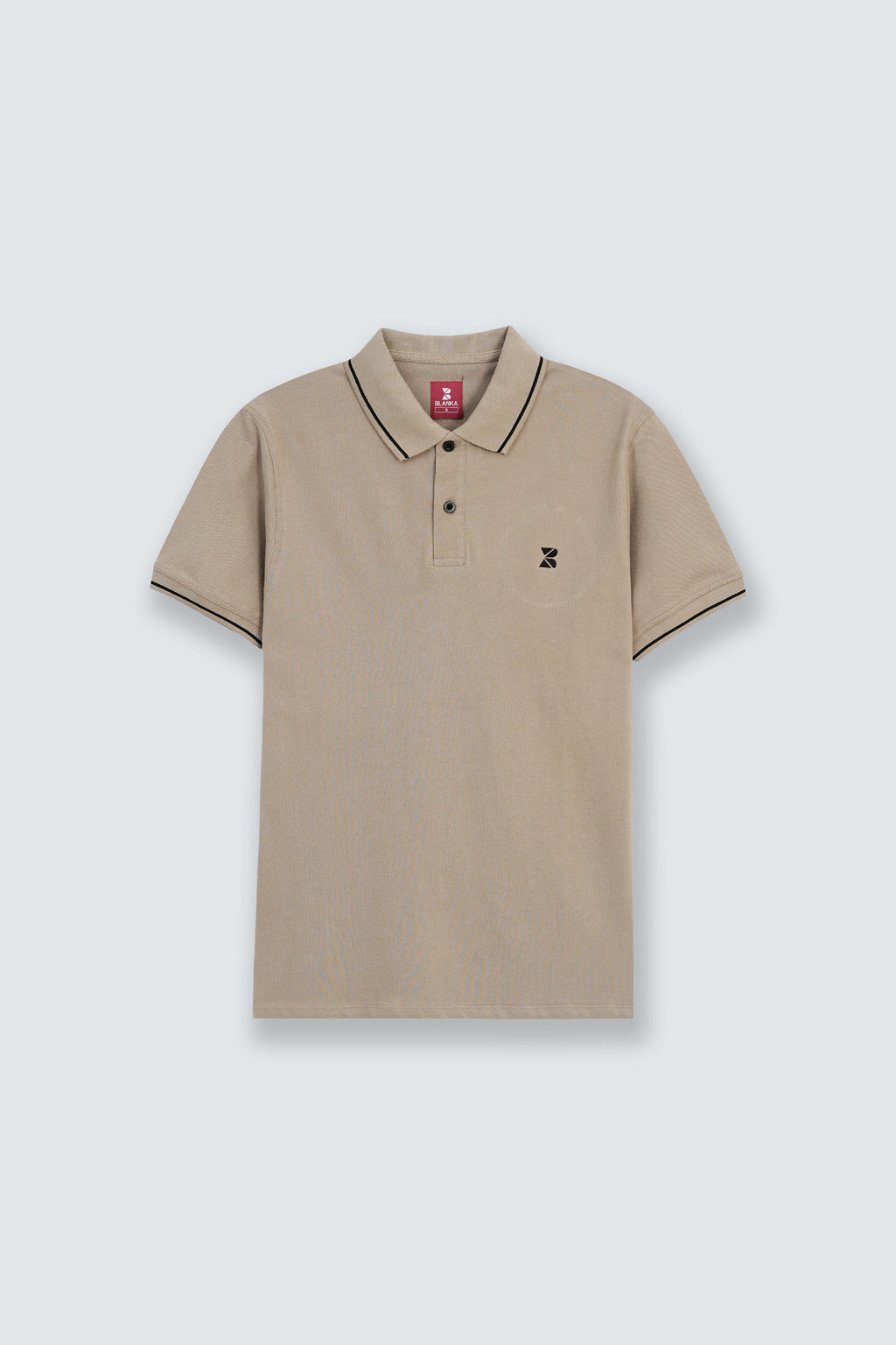 Contrast Edge Polo / Camel