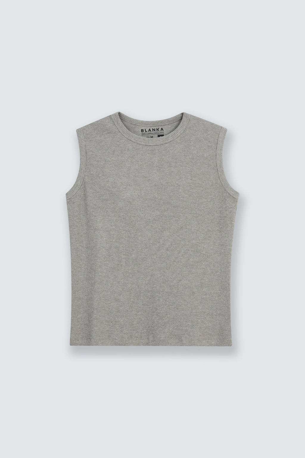 Sleeveless Thermal Top / Sage Grey