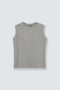 Sleeveless Thermal Top / Sage Grey