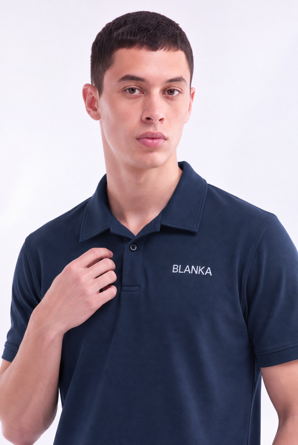 Scuba Polo Shirt / Navy Blue