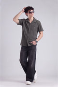 Button Down Shirt / Black