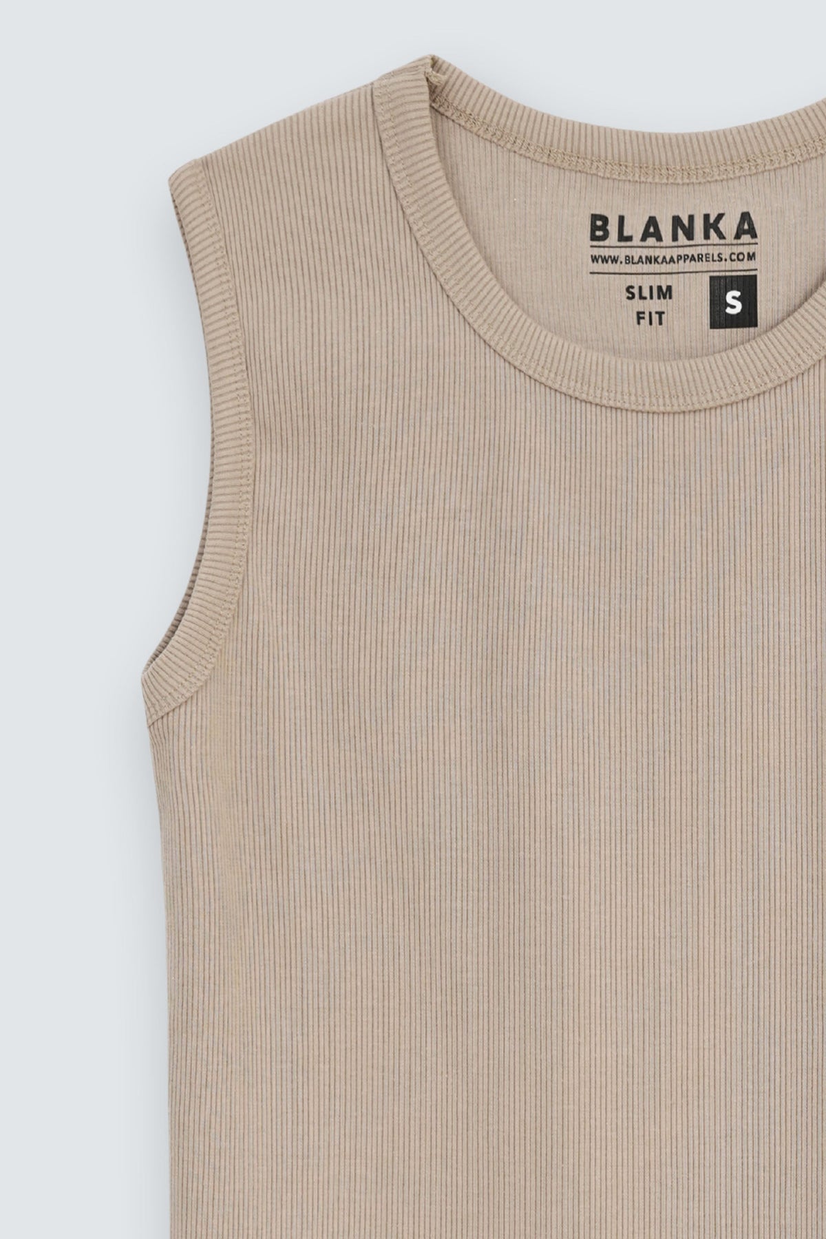 Sleeveless Thermal Top / Brown