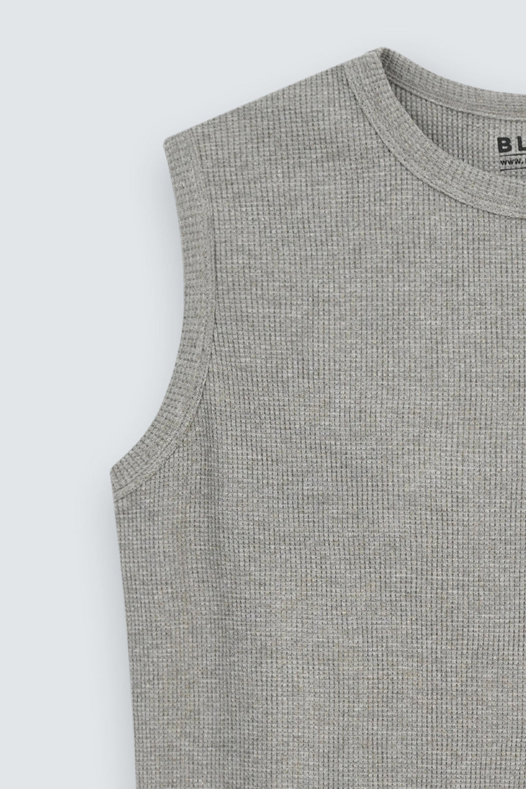 Sleeveless Thermal Top / Sage Grey