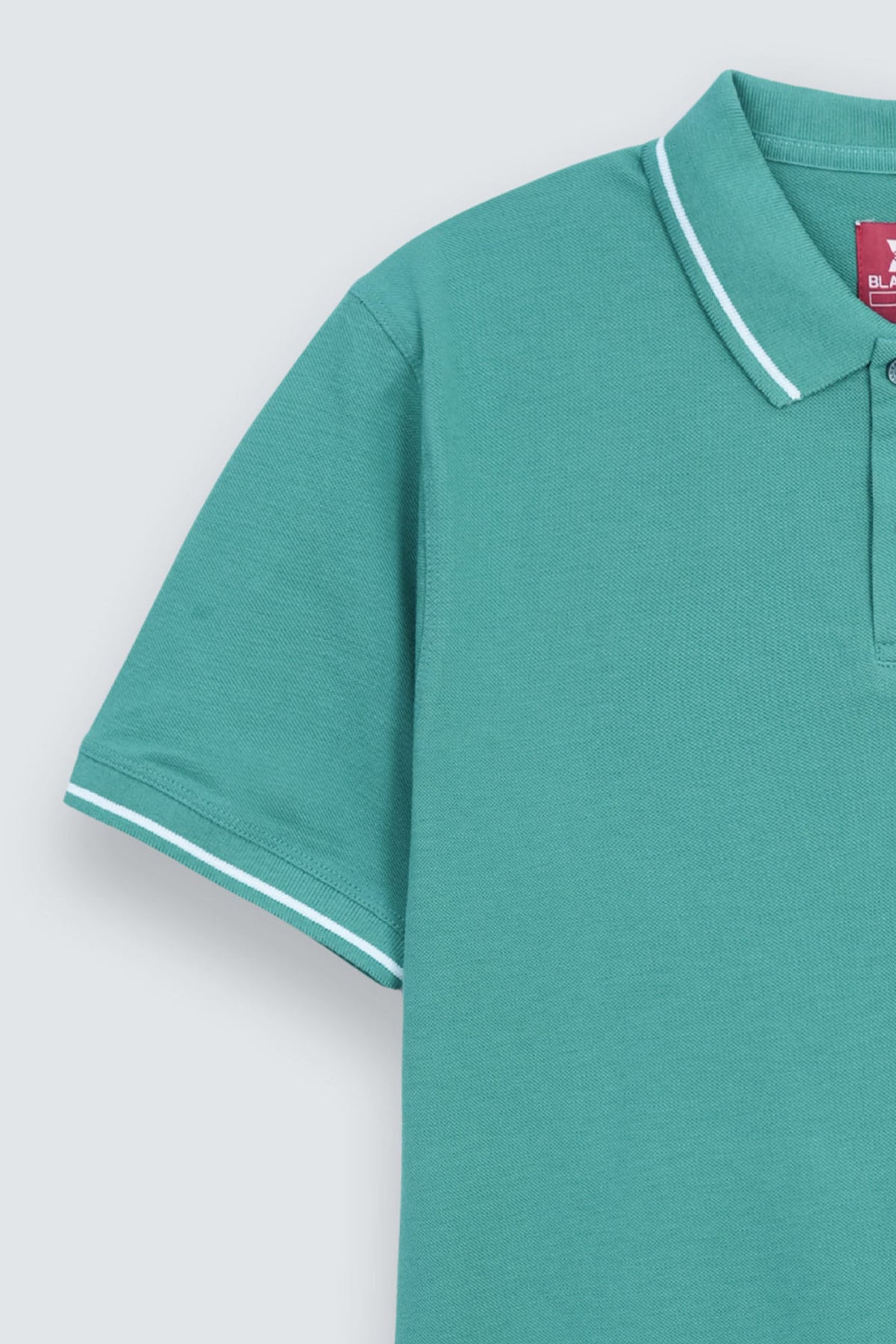Contrast Edge Polo / Holy Green