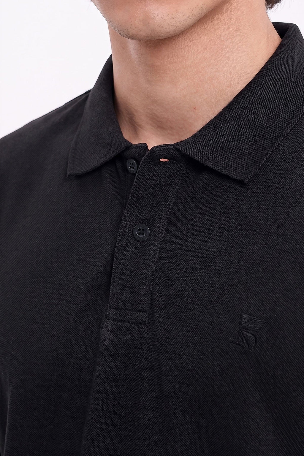 Office wear Basic Polo / Black