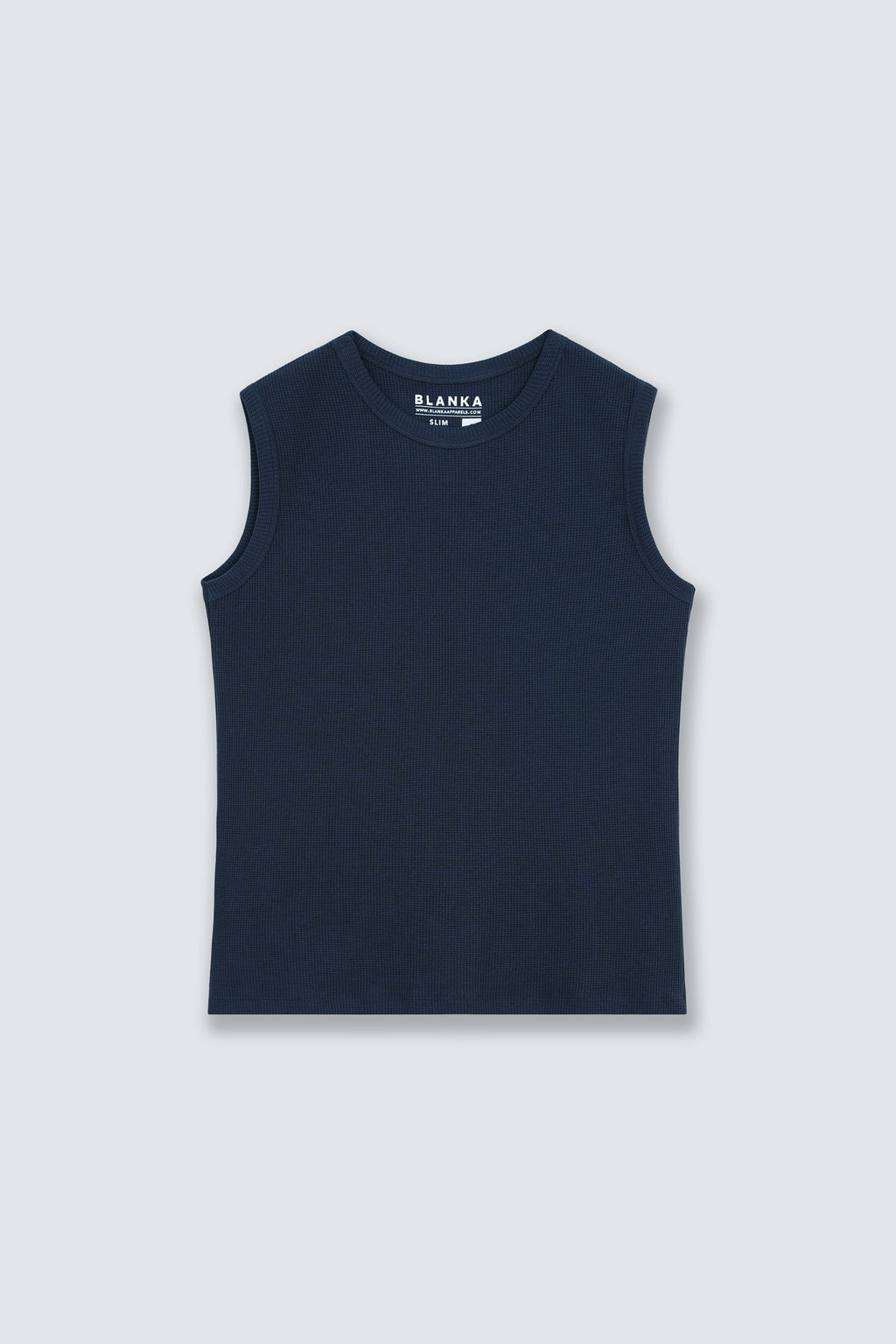 Sleeveless Thermal Top / Blue